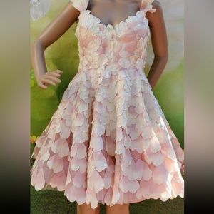 Zimmerman pink petal dress, worn once!
